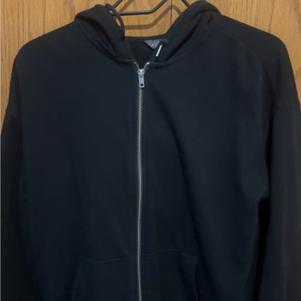 Eddie Bauer Men's Black Zip-Up Sweater